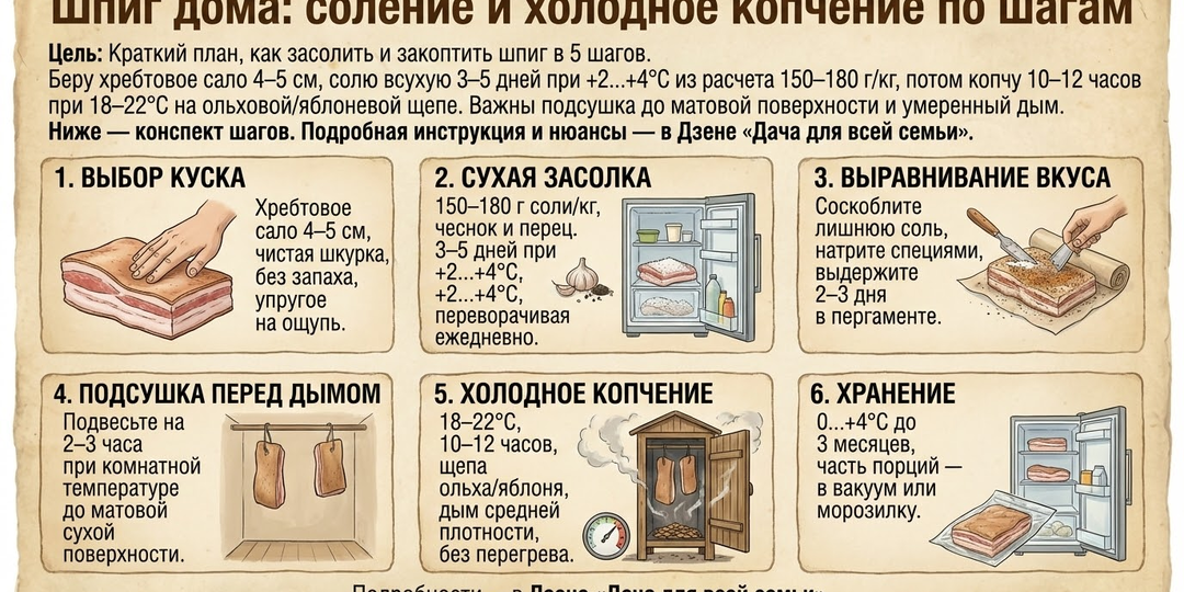 Шпиг: рецепт соления и копчения в домашних условиях