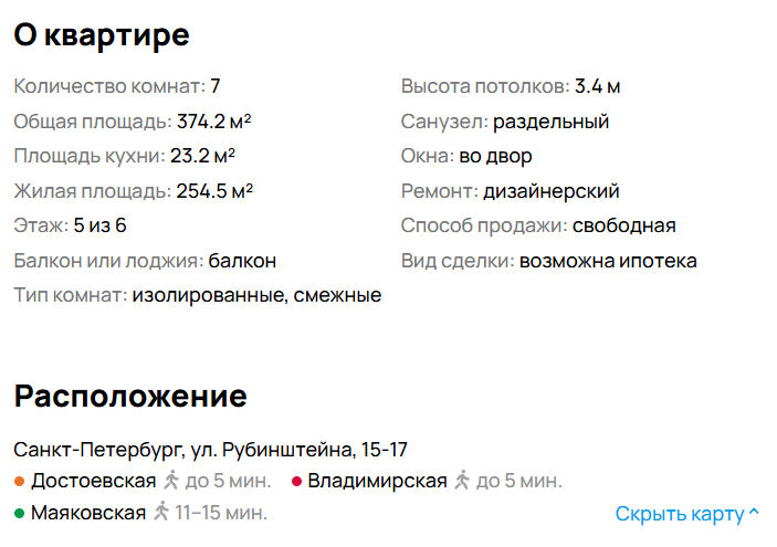 Скриншот с сайта Avito.ru. 