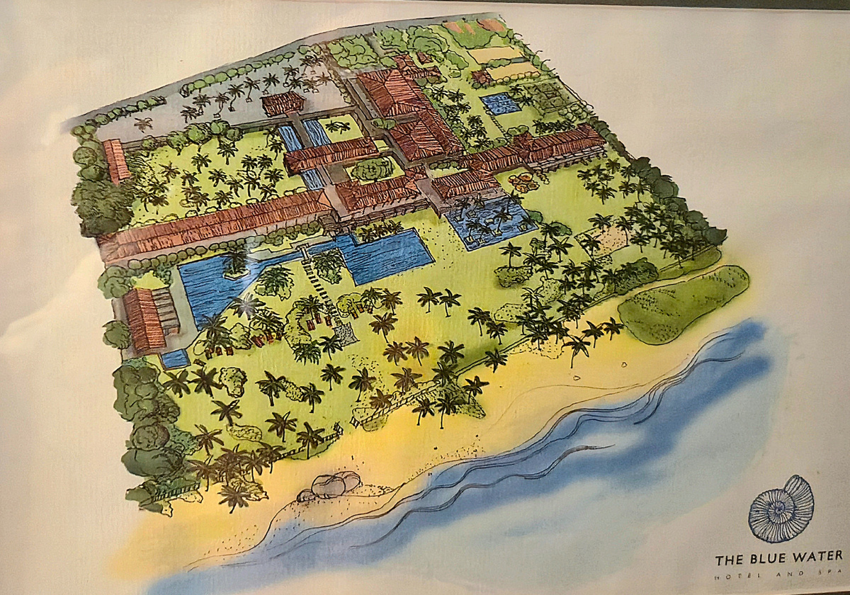 Упрощенный мастер-план отеля