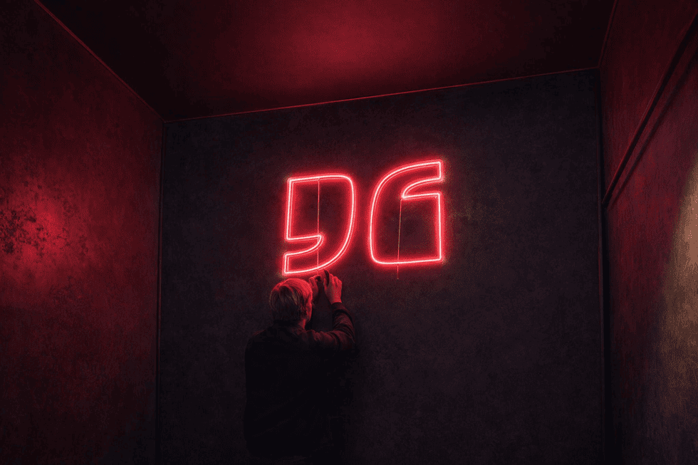 дизайн, производство и монтаж интерьерных декоративных элементов из гибкого неона