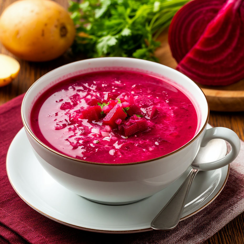 ХОЛОДНИК (Холодный свекольный суп)