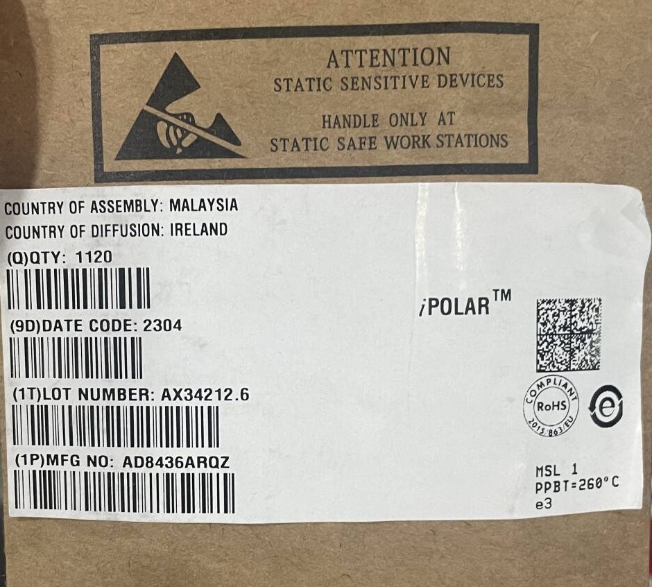 ANALOG DEVICES (ADI) Series AD8436ARQZ.