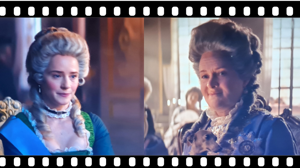 Ольга Лерман и Анна Михалкова в фильме «Екатерина Великая», кадры из фильма личный архив