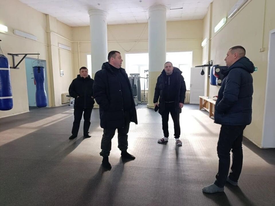    Зал бокса в Майме. Источник: t.me/gromov_maima