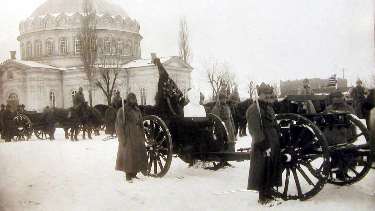 Похороны бюста Ленина в Таганроге