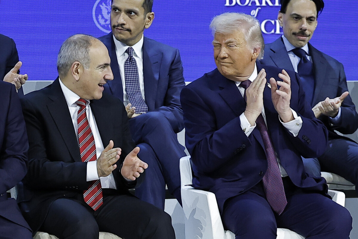   Никол Пашинян (слева) и Дональд Трамп (справа). Фото: официальный сайт премьер-министра Армении.