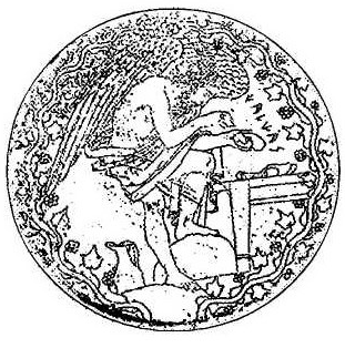 Рисунок 1.2. Этрусское зеркало из Вульчи.