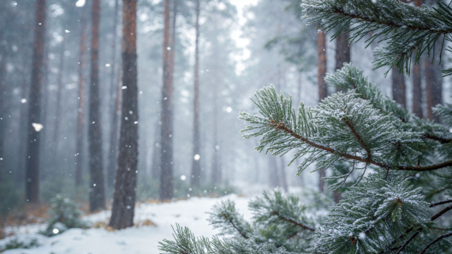 Фото: https://ru.freepik.com/free-ai-image/snowy-pine-forest_415577619.htm#