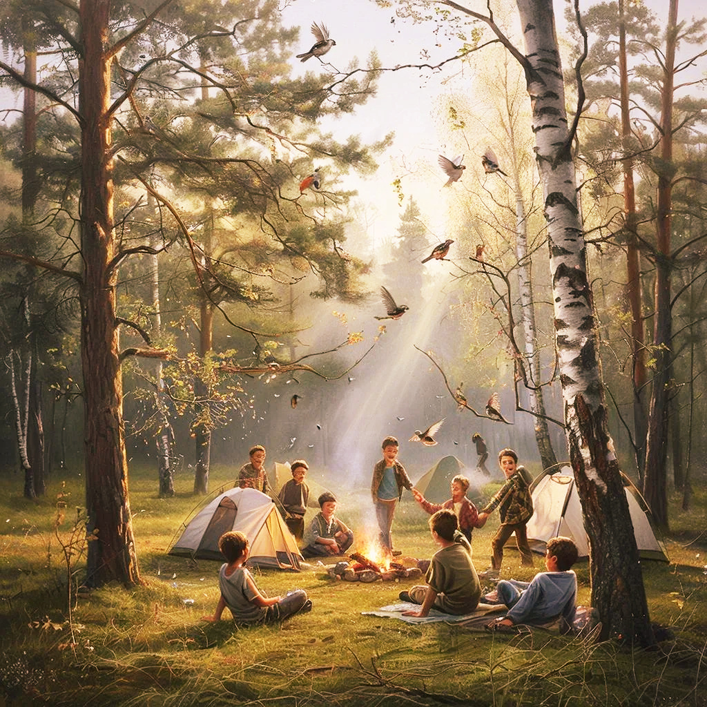 Выбранное место для отдыха устраивало нас всех.