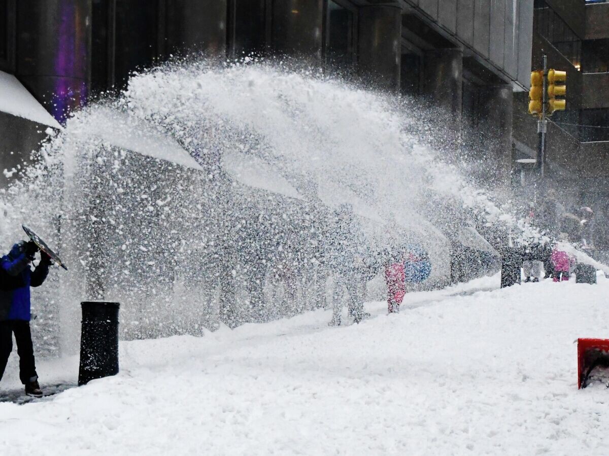    Снег в Нью-Йорке | © РИА Новости / Алексей Алексеев