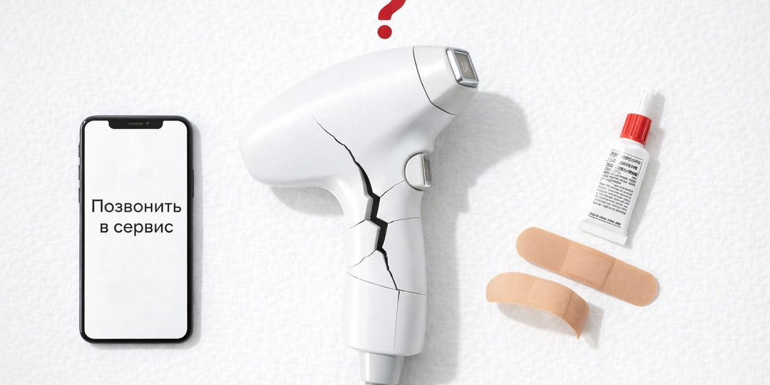 Трещина на манипуле диодного лазера: оставить или починить?