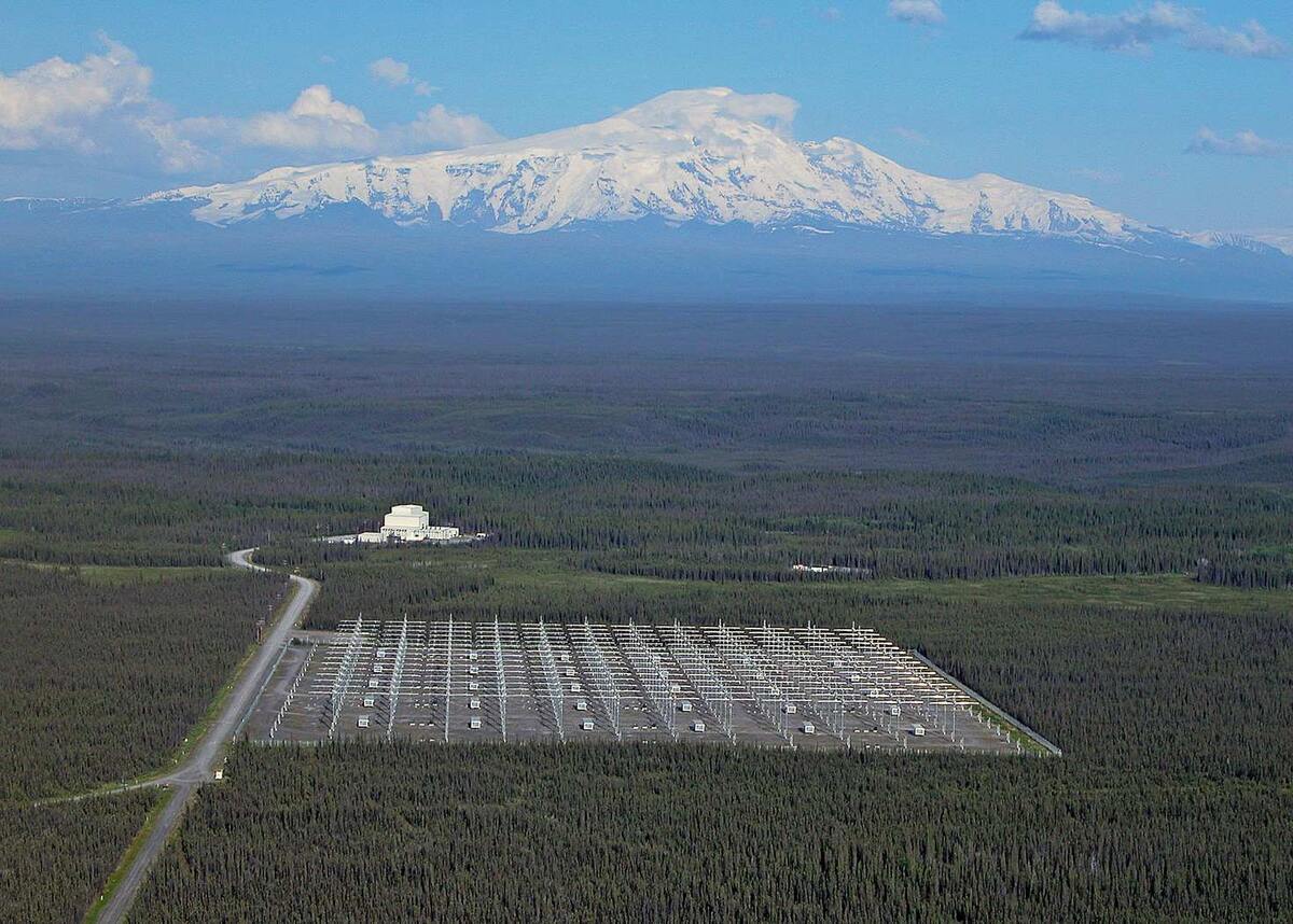 Комплекс ионосферных исследований HAARP, община Гакона, Аляска. ©U.S. Air Force 