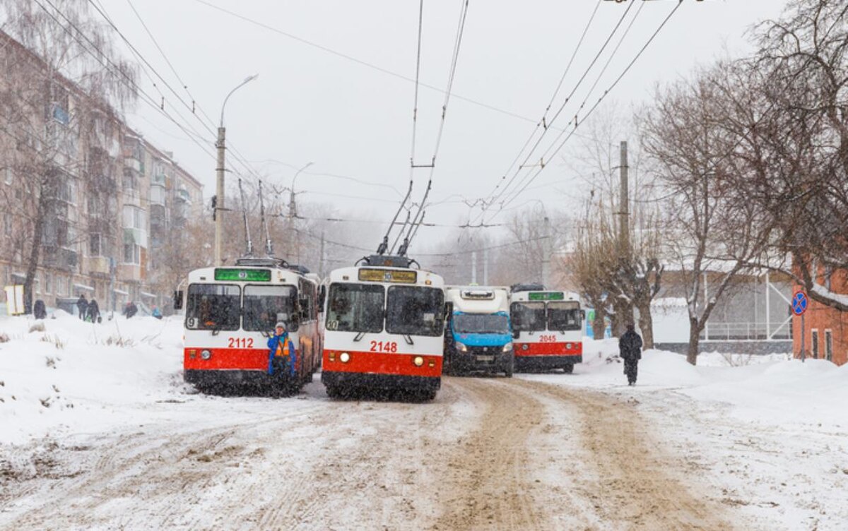    Троллейбусы не идут по ул. Клубной в Ижевске