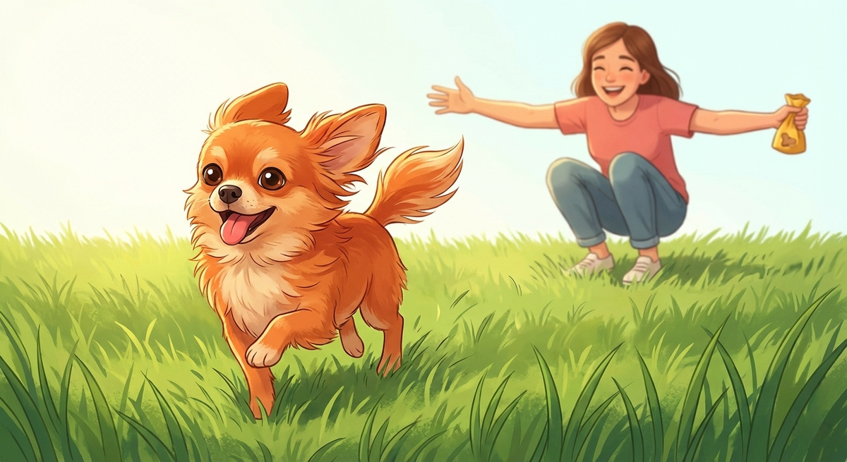 Это не команда, а «красная кнопка» для экстренных случаев. Простой трёхшаговый план, как сделать так, чтобы питомец прибегал к вам по первому зову — всегда и с радостью. А у вас получается?