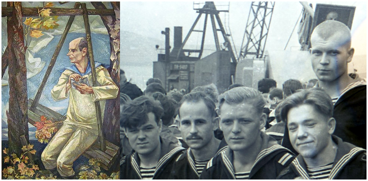 Видно по известным фото, что Рубцов не был лысым м носатым