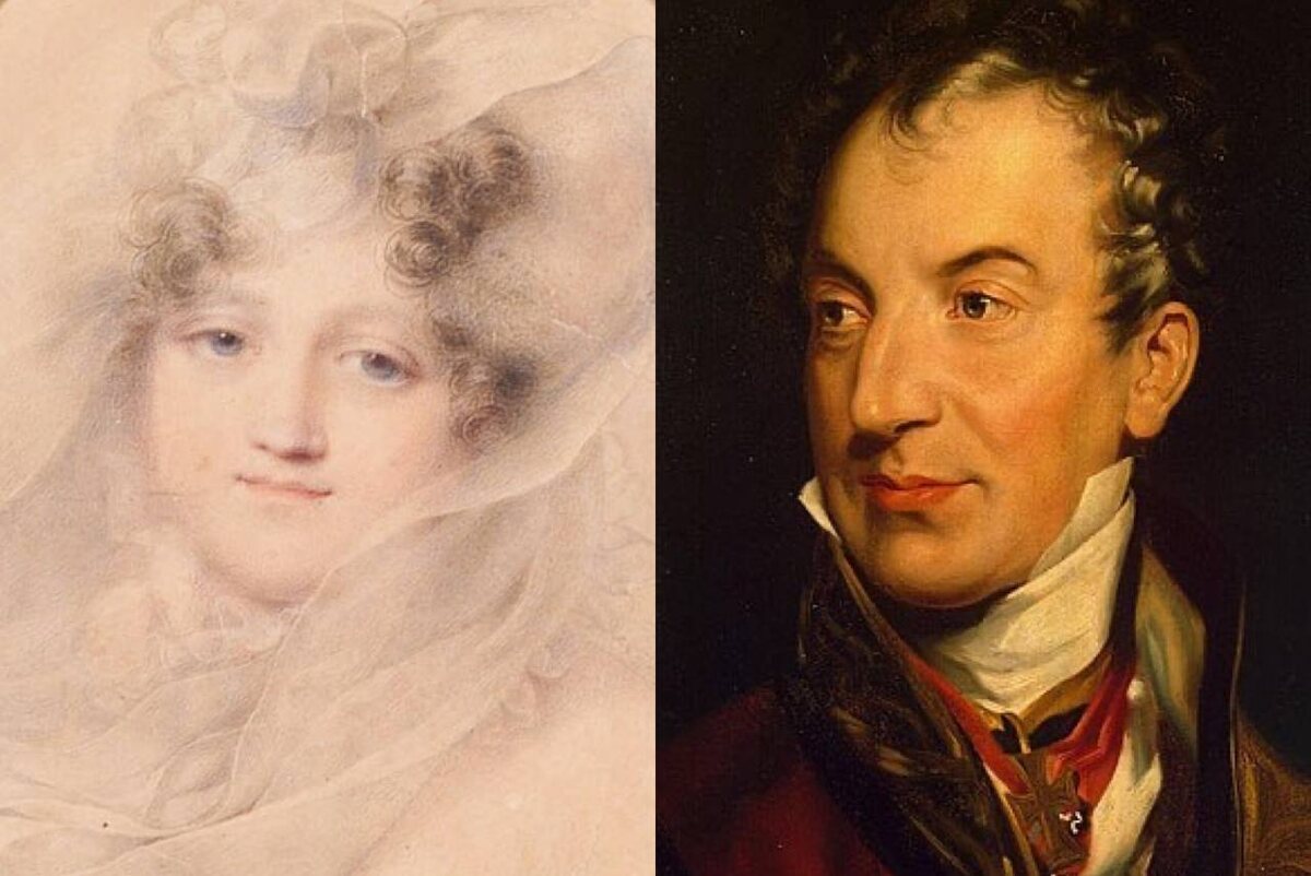 Портреты Екатерины Багратион и князя Меттерниха: ru.wikipedia.org 