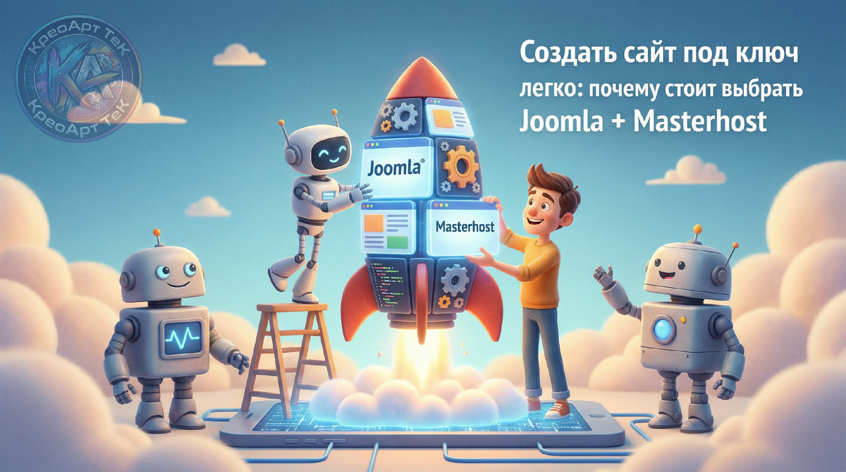 Сайт на Joomla + Masterhost