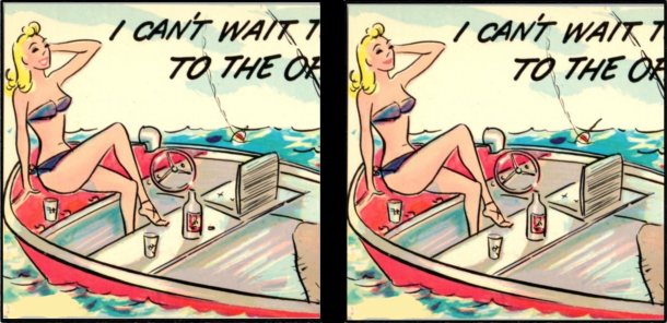 Задание на внимательность. Найди три отличия на картинке.