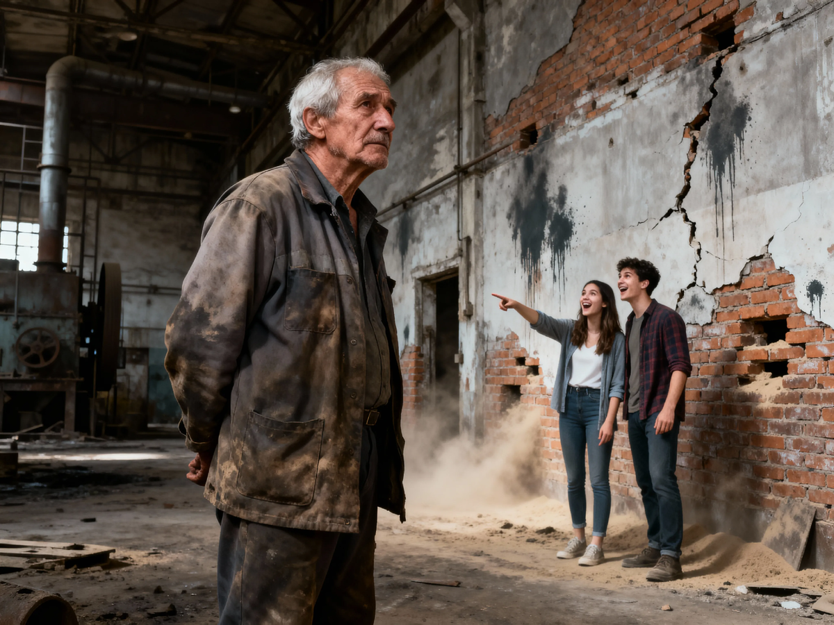 «Идеальная картинка для каталога. Но прораб видит другое: следы промышленного прошлого, которые не скрыть декором. Эти стены помнят не творческие порывы, а гул станков. И этот гул может вернуться в виде вечных проблем. 🏭👁️»