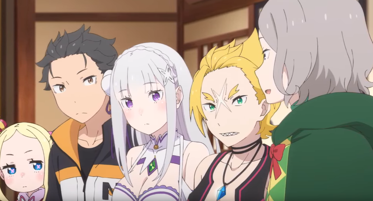 Кадр из аниме «Re:Zero. Жизнь с нуля в альтернативном мире» (Re:Zero kara Hajimeru Isekai Seikatsu), 3-й сезон, 1-я серия. Студия: White Fox, 2024.