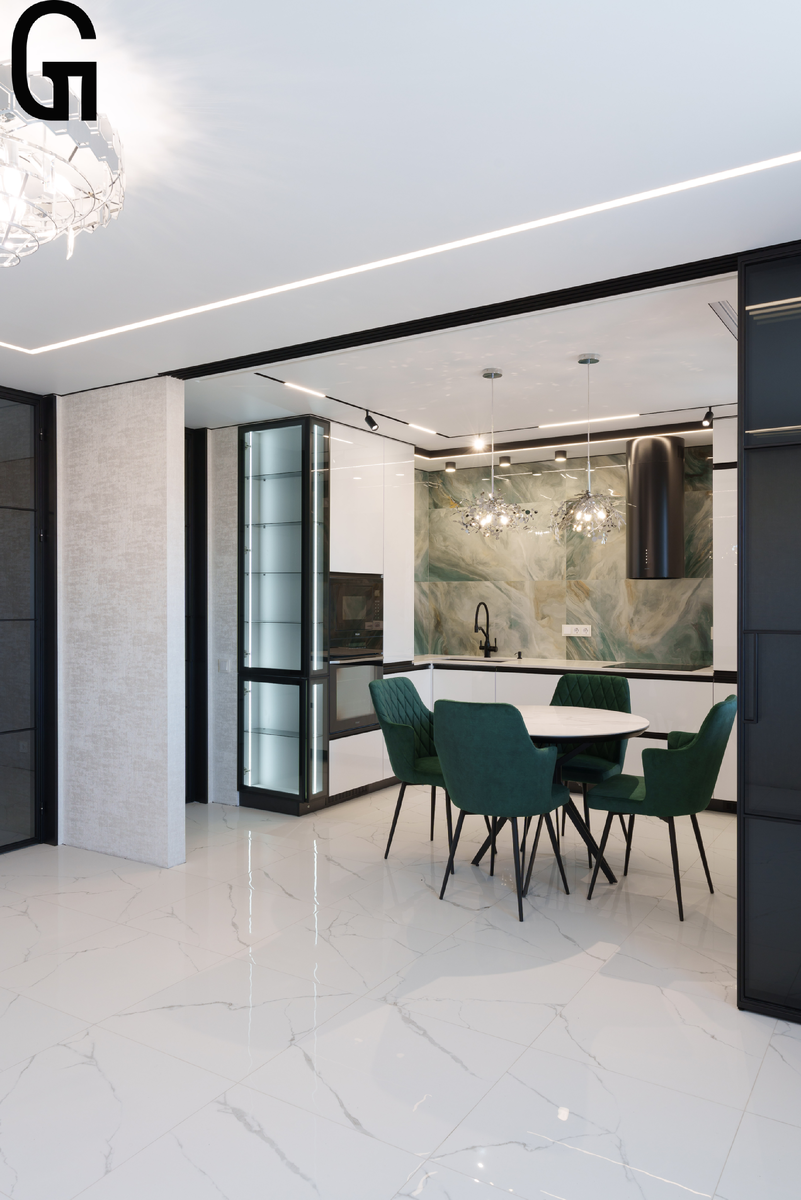 Световые линии в точности на 100% повторяют геометрию пространства, наделяя его функциональностью и эстетикой 