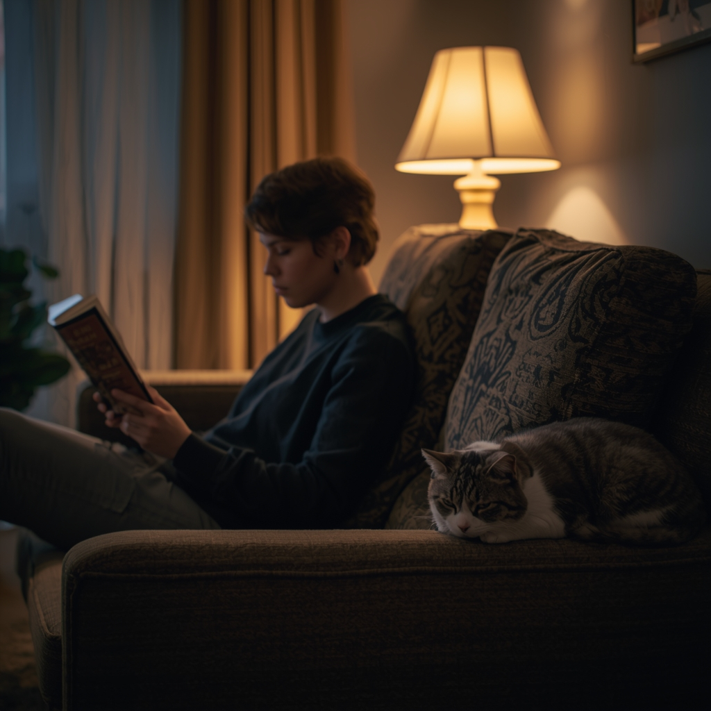 «Искусство ненавязчивой близости»: Кошки — мастера тихого присутствия, которое лечит больше, чем слова.