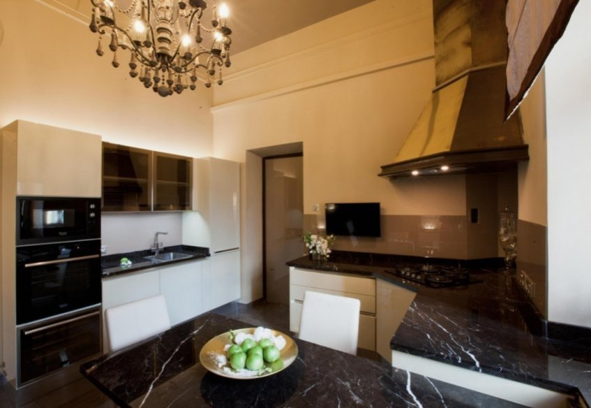 Кухня в рижской квартире