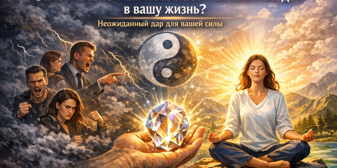 Зачем Вселенная посылает «плохих» людей в нашу жизнь? Неожиданный дар для вашей силы