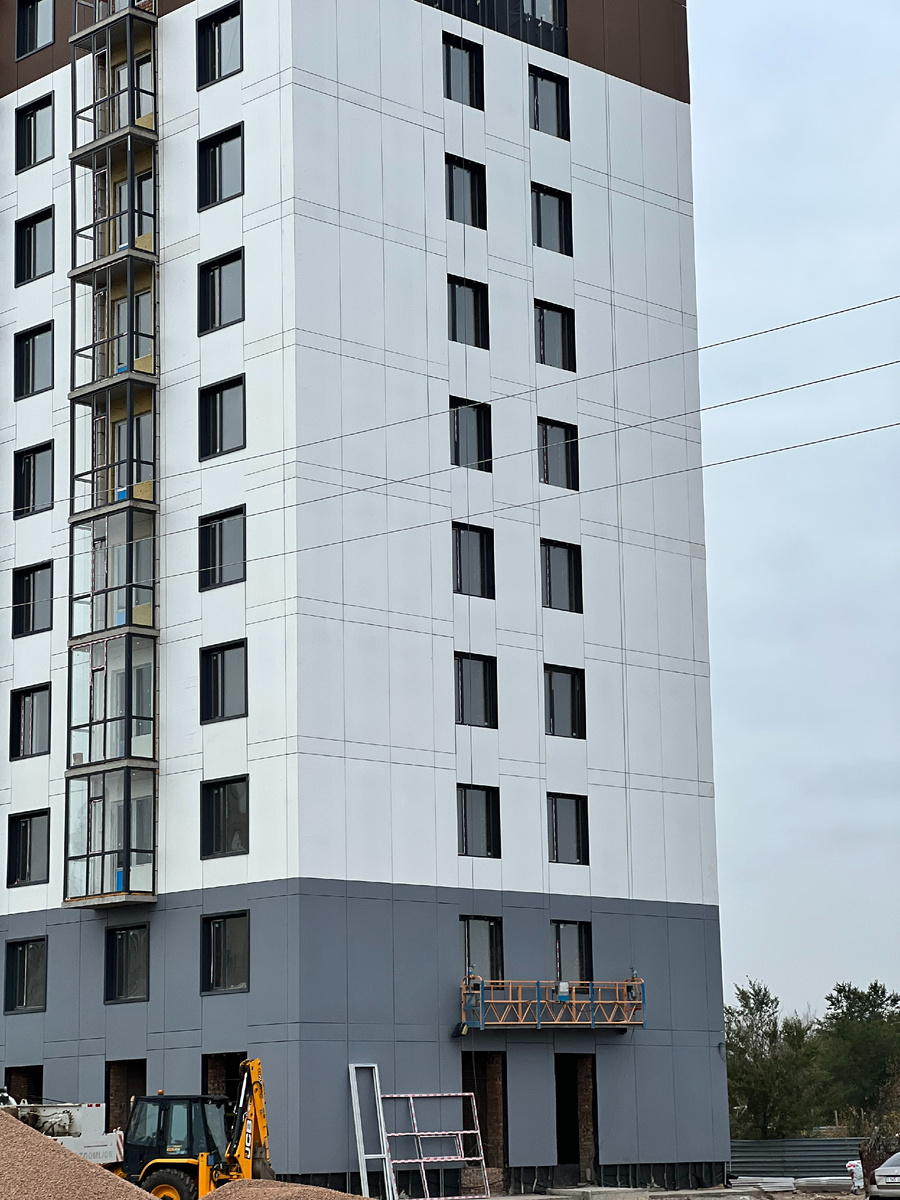 Фиброцементные панели РосПлита гладкоокрашенные г.Астана 2024 г.