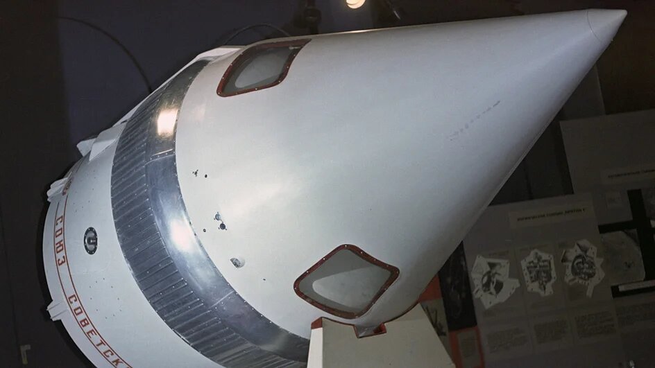 Макет автоматической межпланетной станции «Луна-1», разработанной в рамках советской лунной программы. Источник: Wikimedia