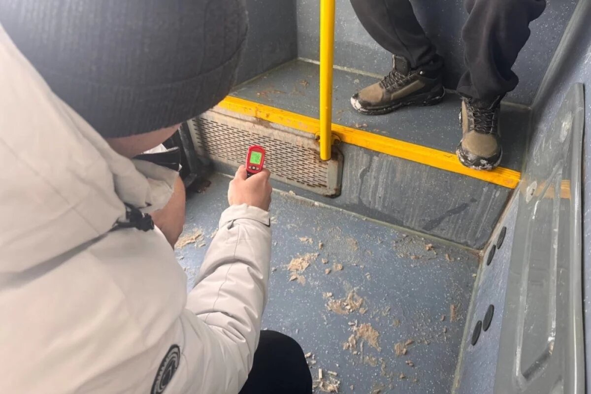    Исследования показали, что во многих автобусах Курска очень холодно