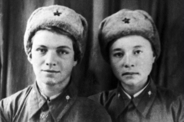 Наталья Ковшова и Мария Поливанова, 1941 г. Фото: aif.ru