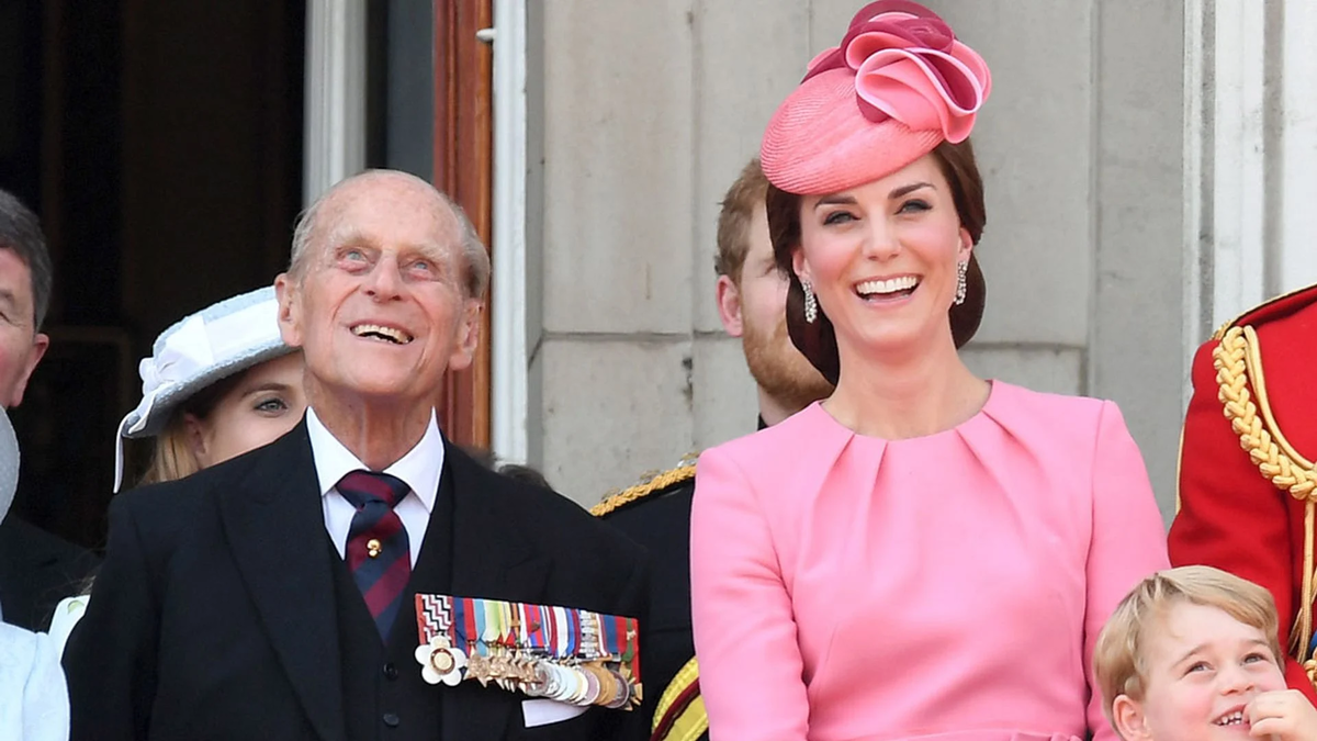 Принц Филипп и принцесса Уэльская Кэтрин