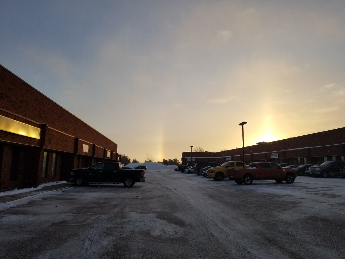 Подобное явление в Канаде, -18, Barrie Ontario.