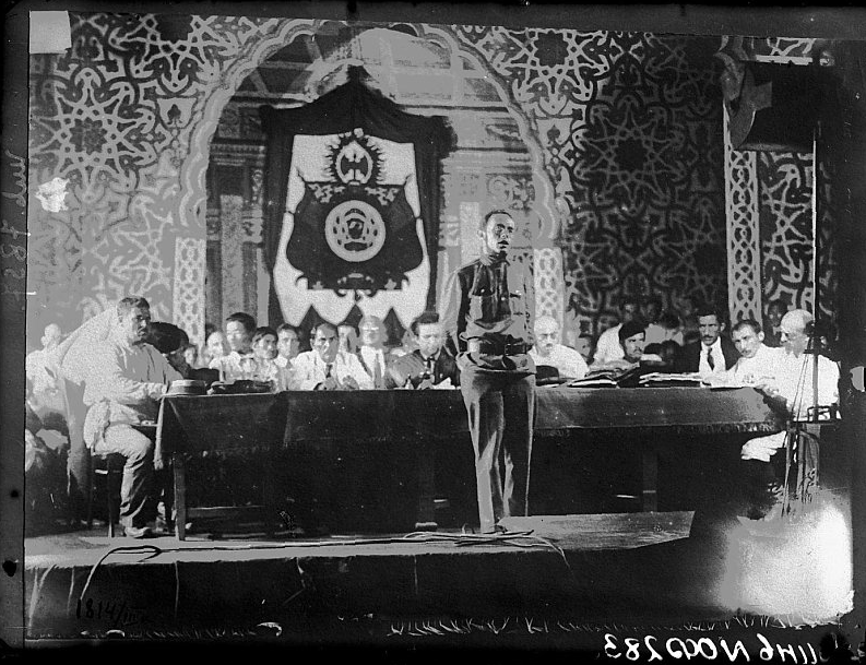 Выступление Радека Карла Бернгардовича, деятеля международного с.-д. движения, члена ЦК РКП(б) на заседании Съезда народов Востока / Государственный музей политической истории России / goskatalog.ru