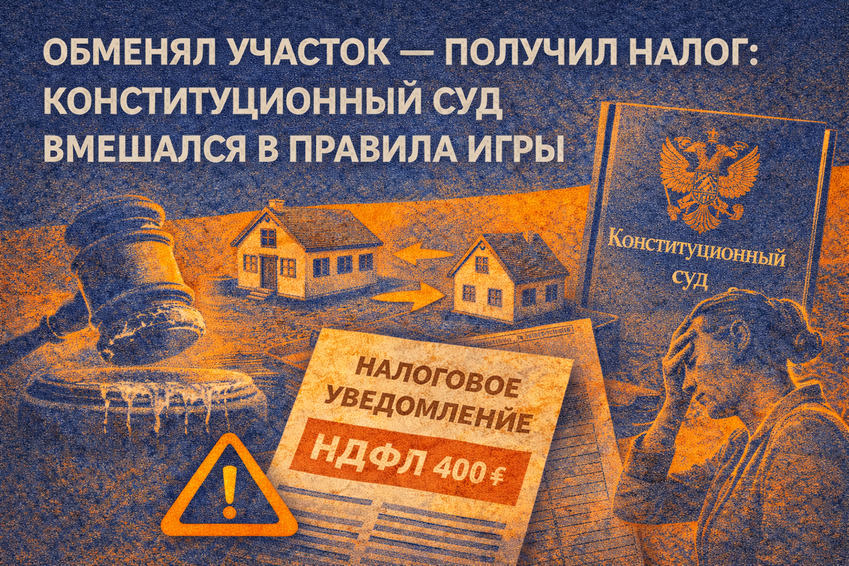 Почему обмен недвижимости стал налоговой ловушкой и что решил Конституционный суд