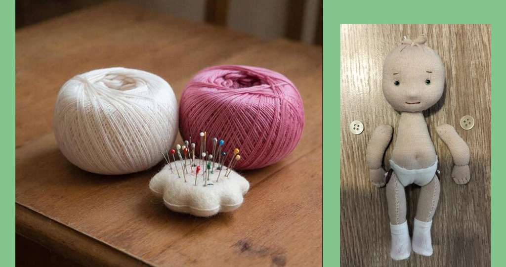 Текстильная кукла. Часть 5: крепление ручек-ножек