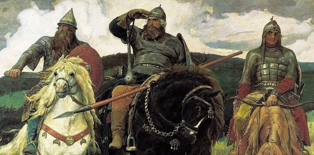 Виктор Васнецов. "Богатыри", фрагмент картины.