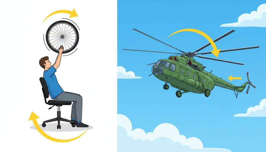 Стул, колесо и вертолет...