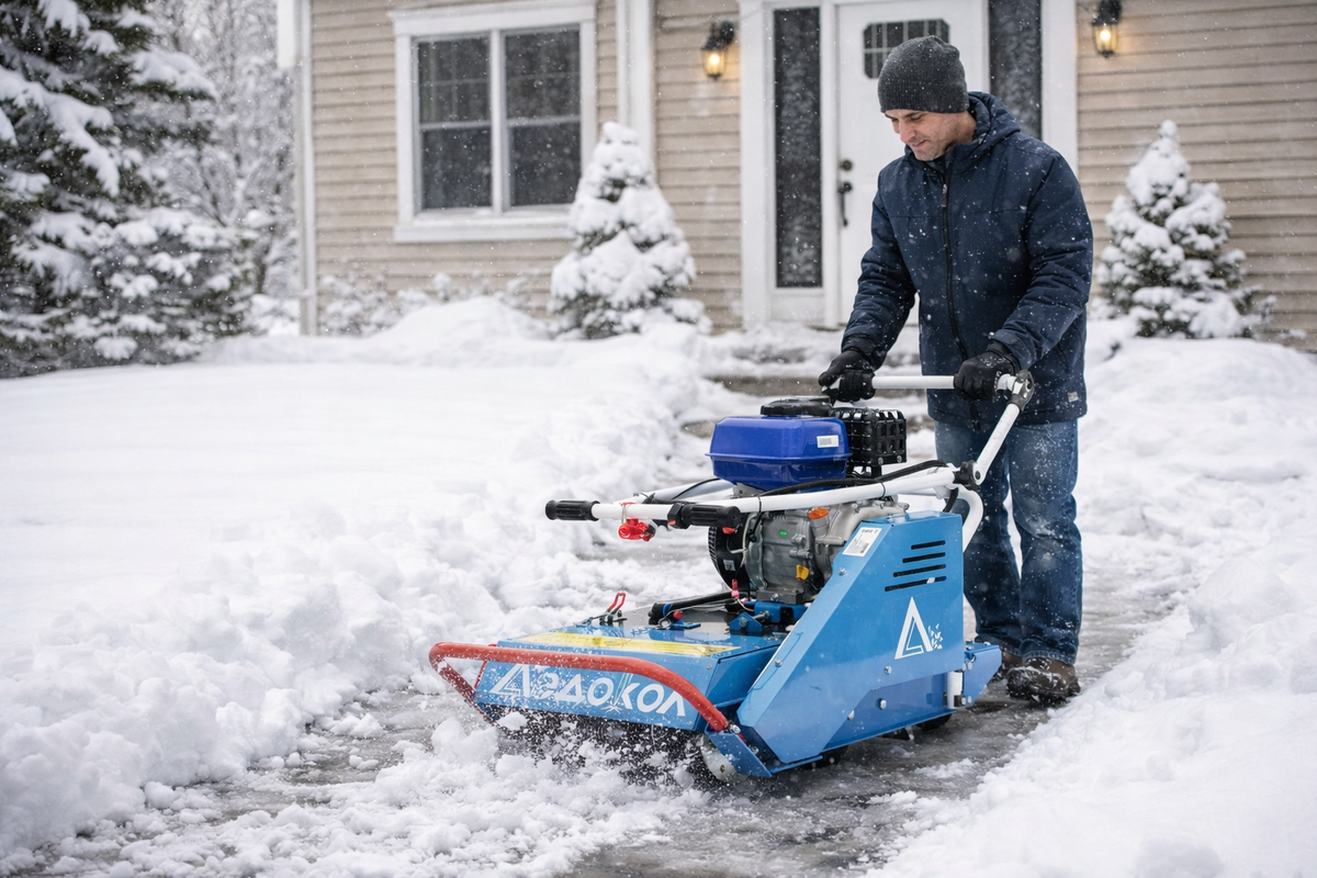 Ледокол тротуарный "Нева" ЛК1-ZS(GB-225)
