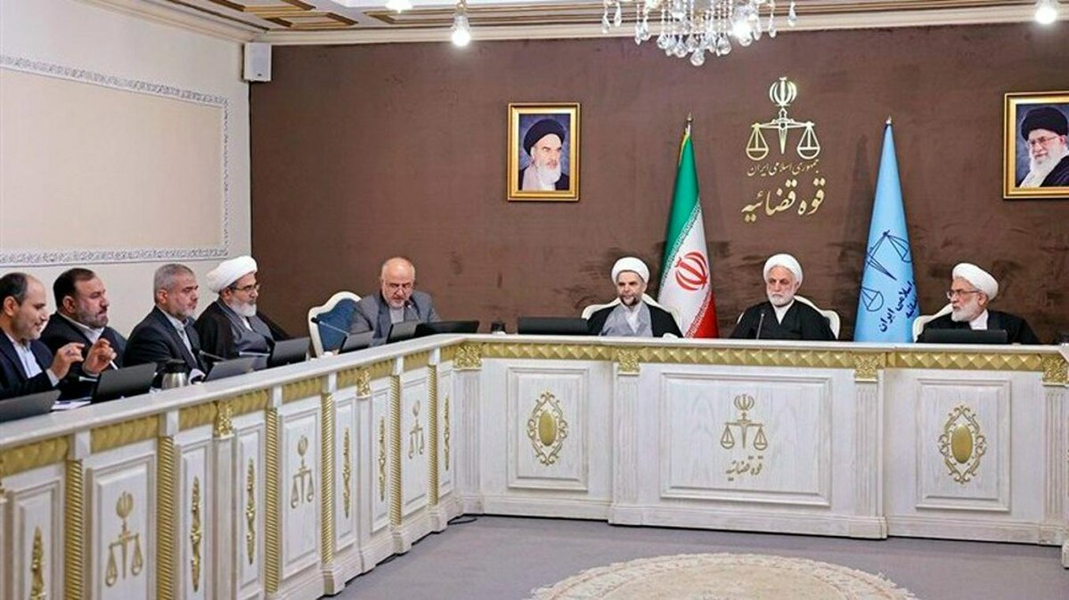 Мохсени-Эджеи выступает во время встречи, посвященной судебному процессу по делам причастных к массовым беспорядкам, 25 января 2026 года. Фото с сайта presstv.ir