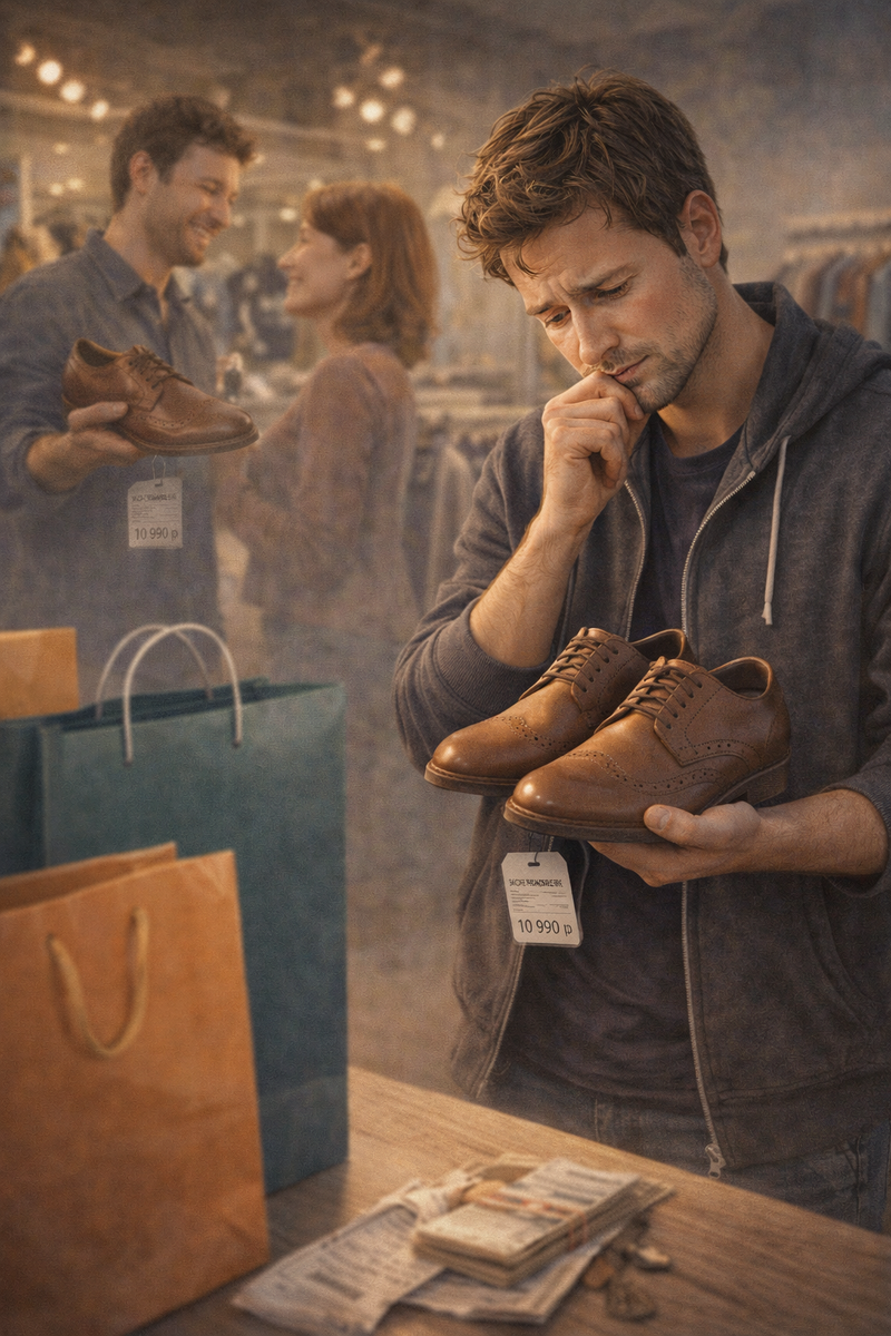 Размышления о покупке обуви