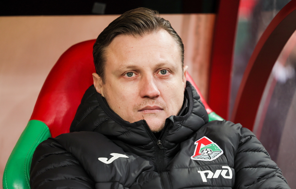    Главный тренер "Локомотива" Михаил Галактионов  Сергей Савостьянов/ТАСС