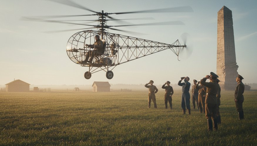 Первый полёт над Ухтомским аэродромом )))