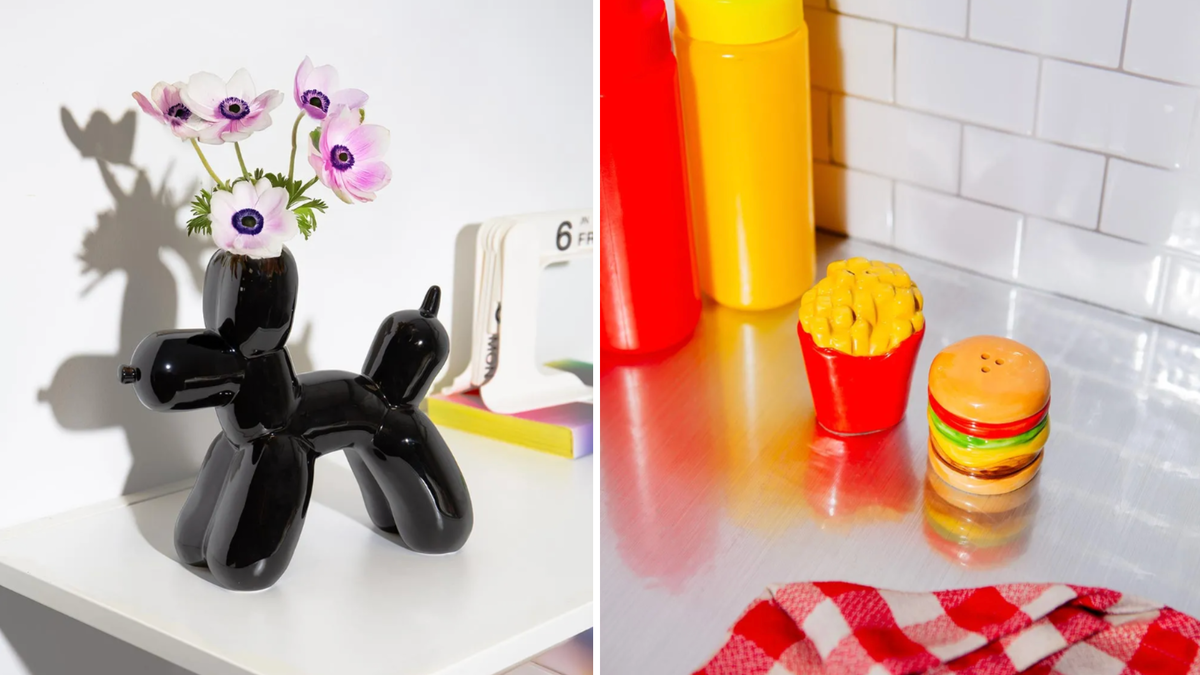 Ваза Bobby                                                                Набор из солонки и перечницы Fast food