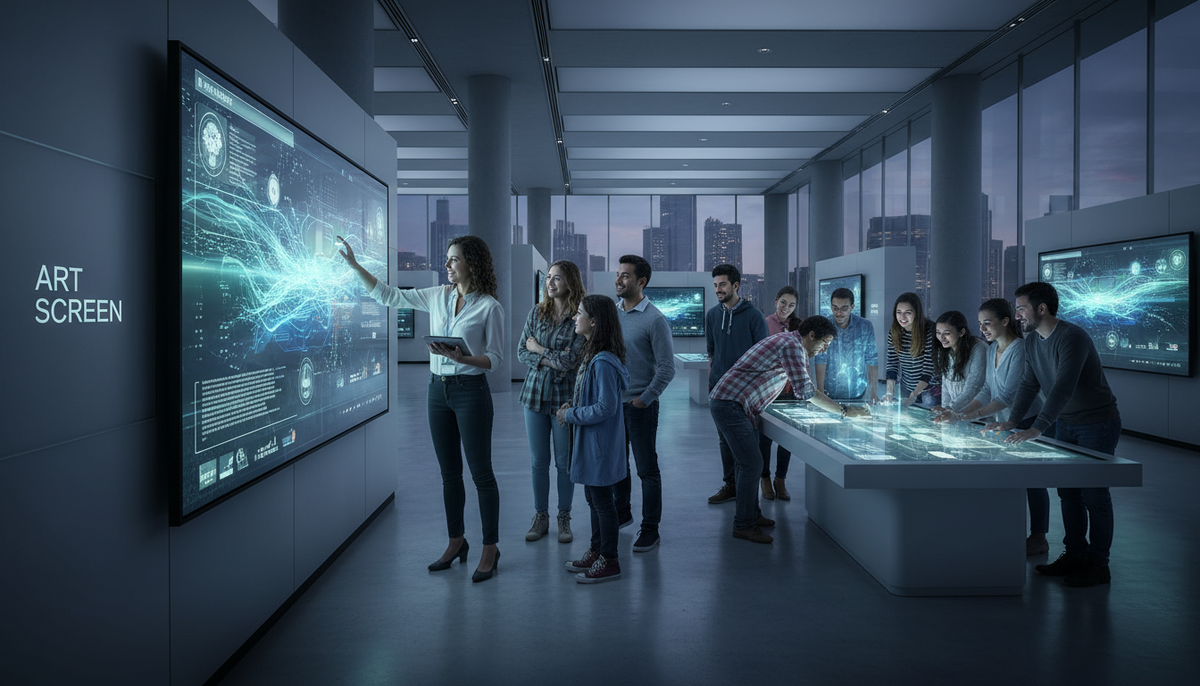 Интерактивные сенсорные панели для музеев и выставочных пространств 