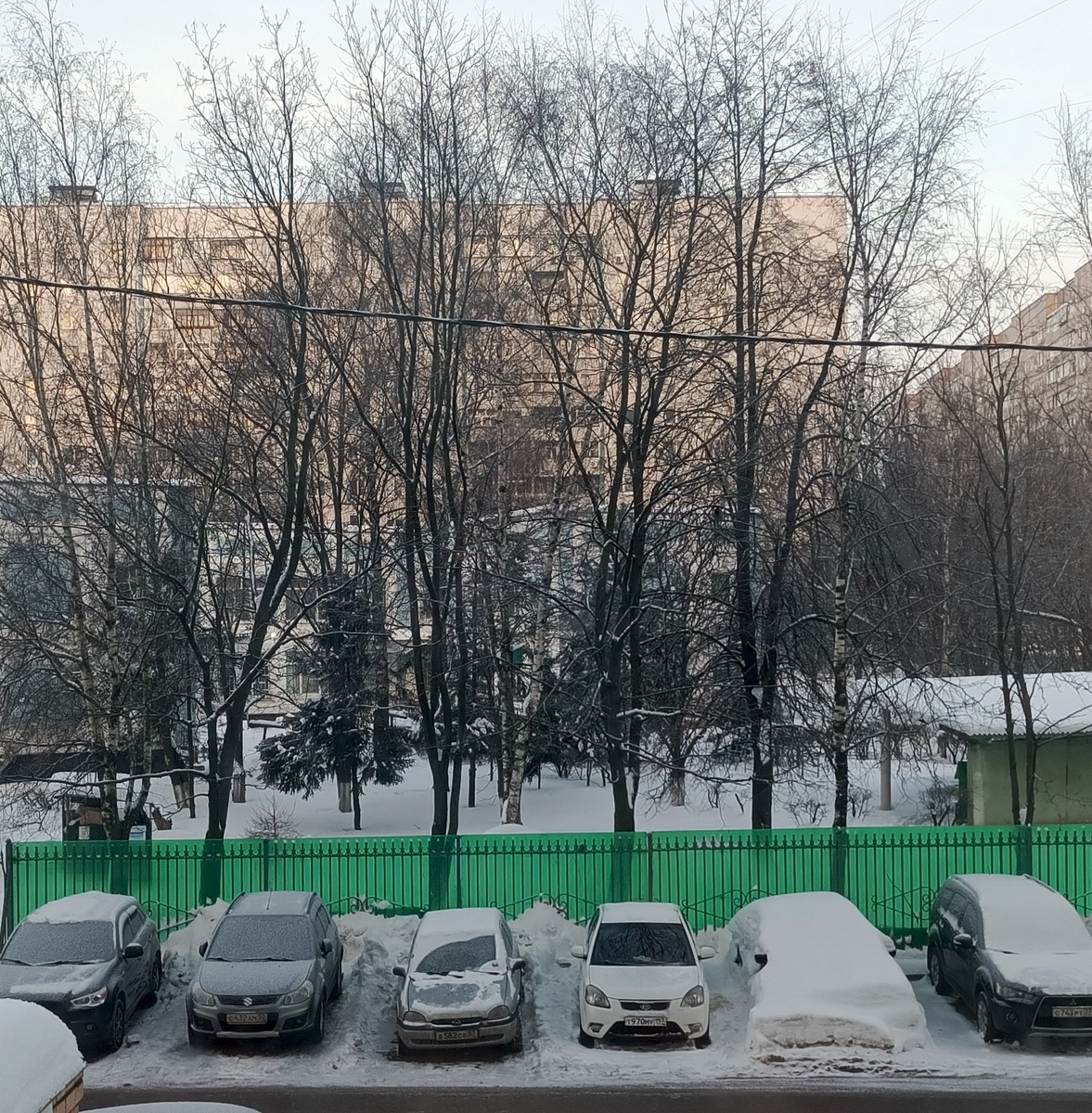 Теперь вид из окна такой.