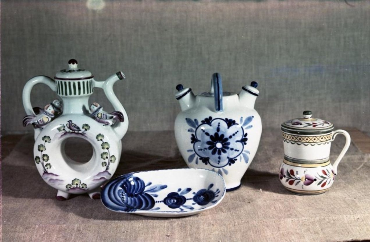 Гжельская посуда 1950-х