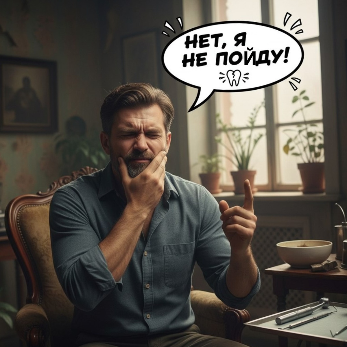 Нет лечения зубов