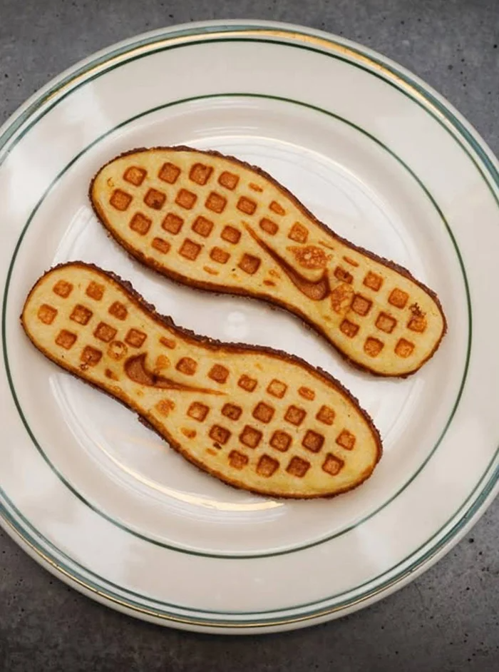 Вафли в виде подошвы кроссовок Nike (Фото DR)